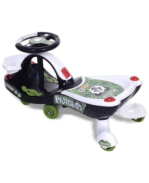 Toyzone Eco Panda Magic Car | Ride-on Baby Car | Swing Car | Comfortable Seat | Elegant Design | Twister Ride on | for Kids Age 2+ (Toyzone Eco Panda-51909)